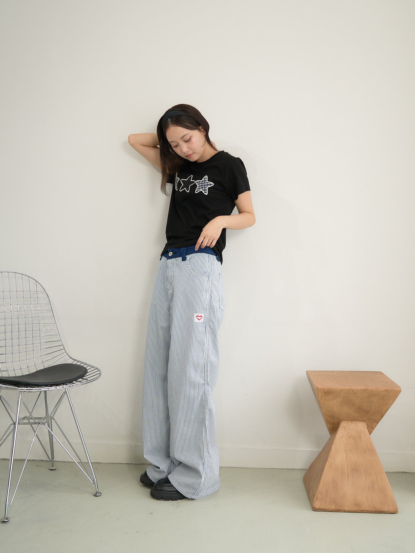 star patch tee