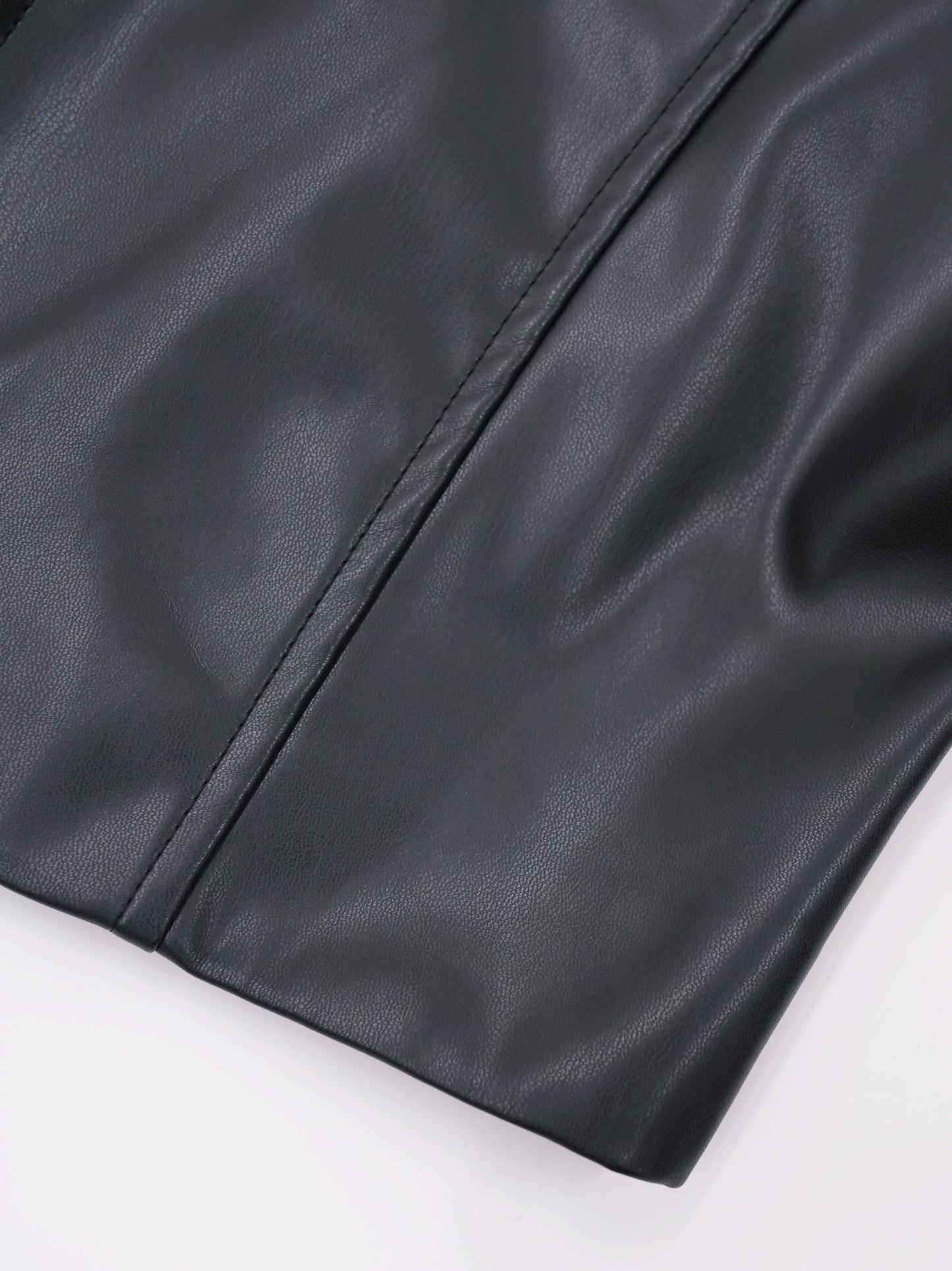 fake leather riders jacket