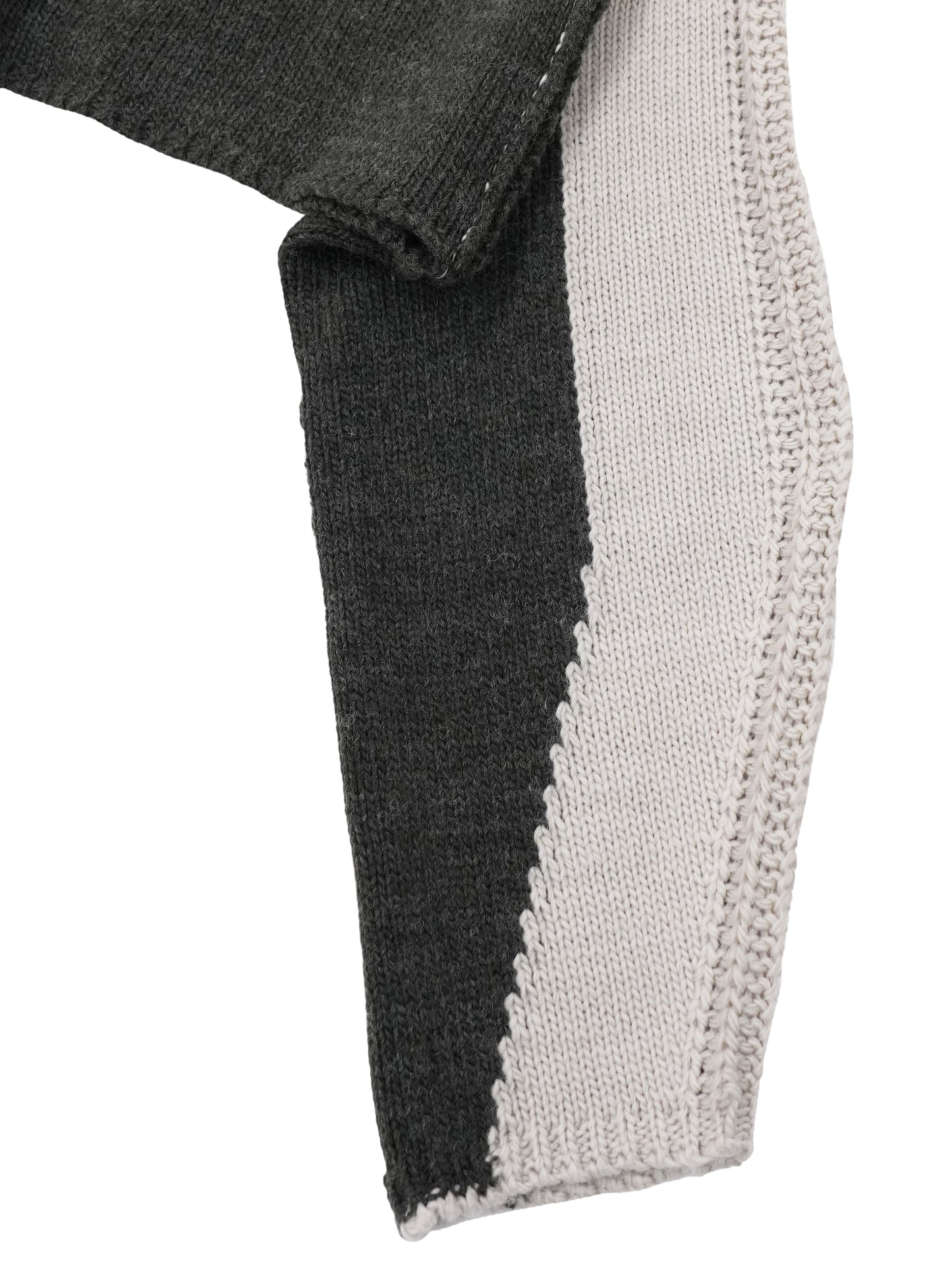 bicolor cropped kint