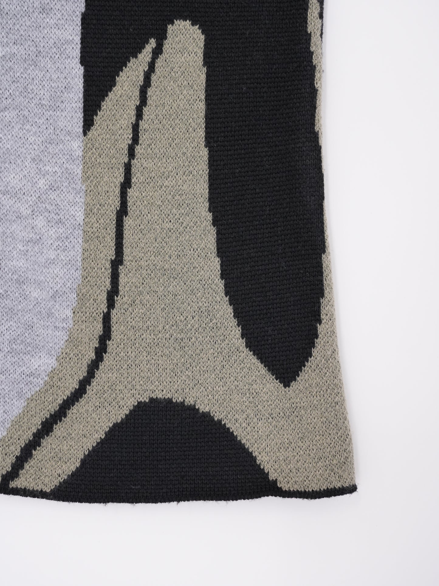 nuance wave knit skirt