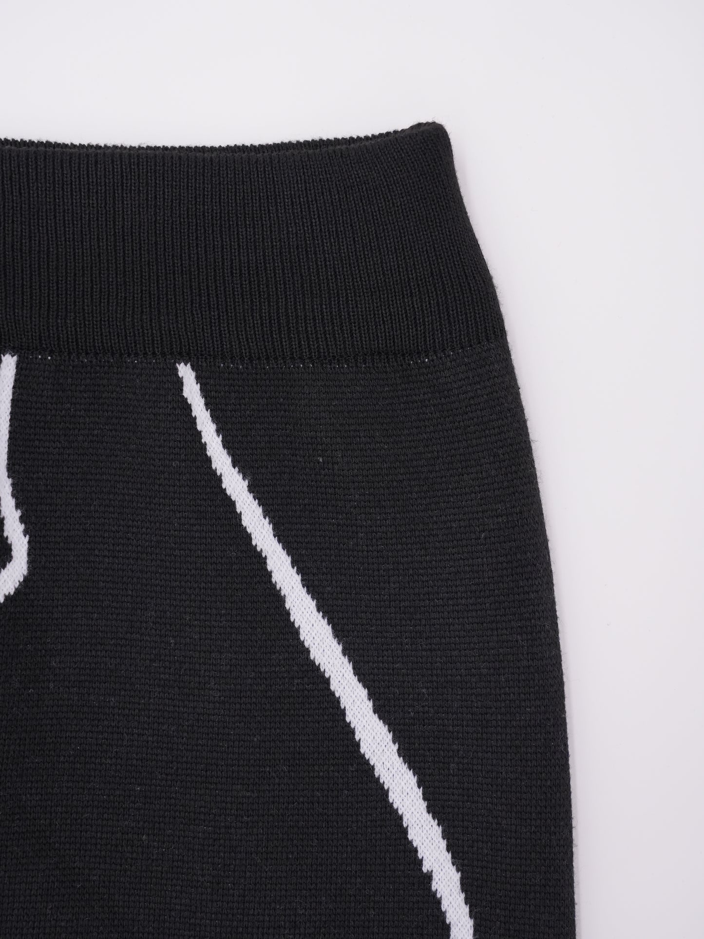 nuance wave knit skirt