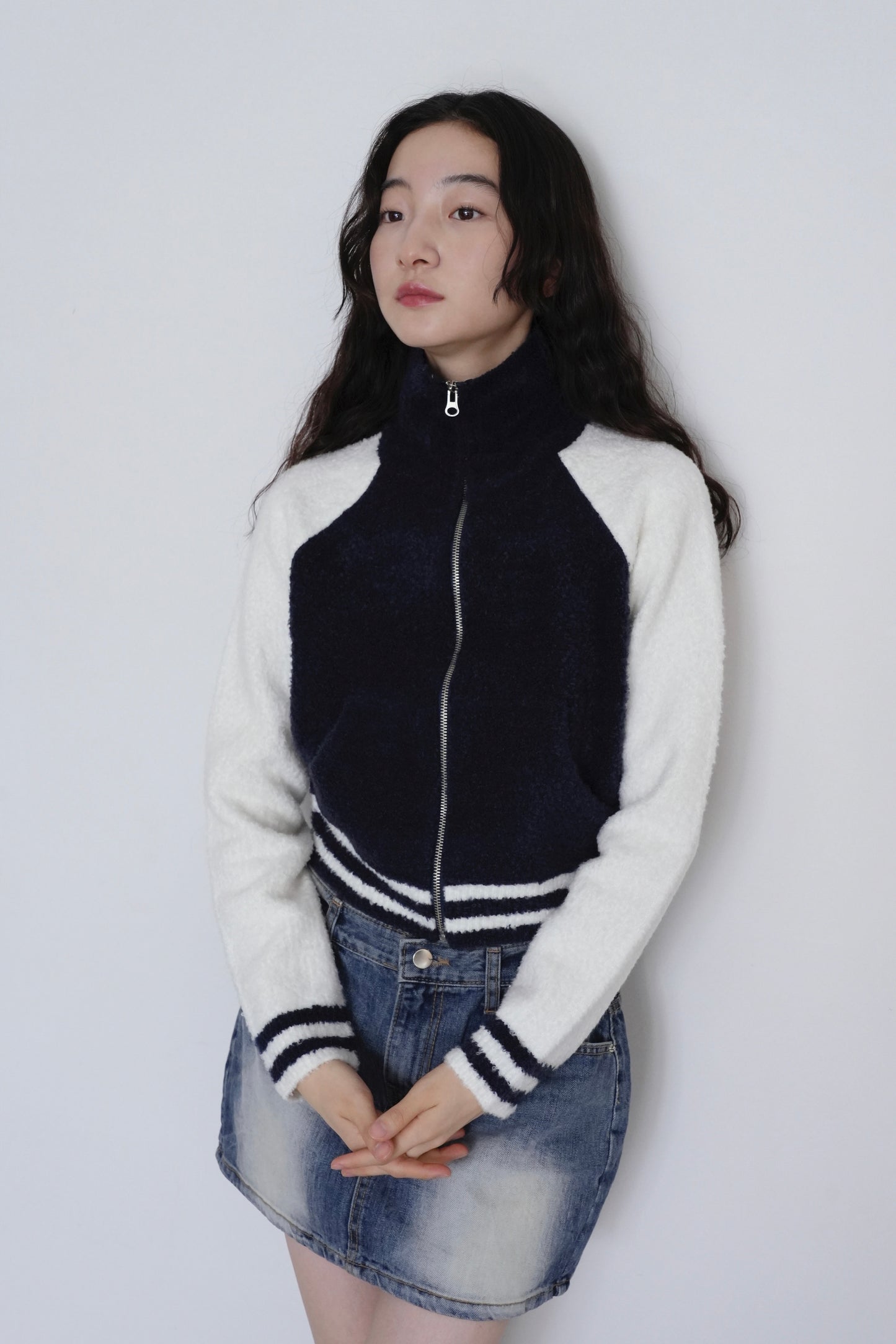 fluff jersey jacket