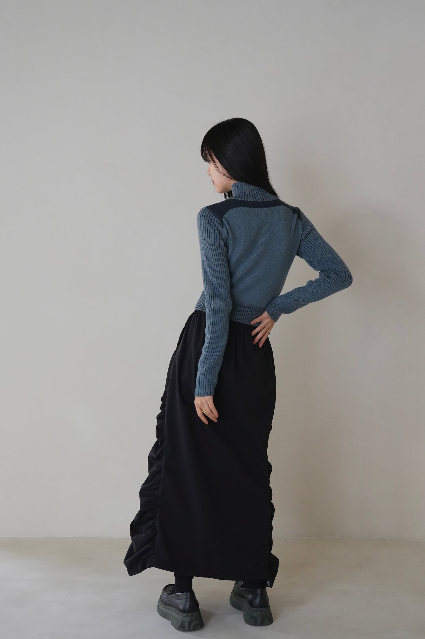 side frill skirt
