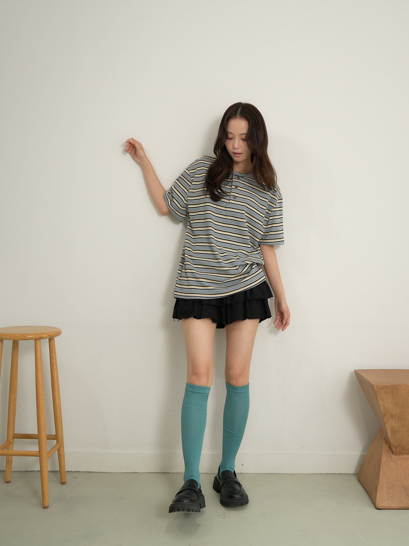 border henley tee