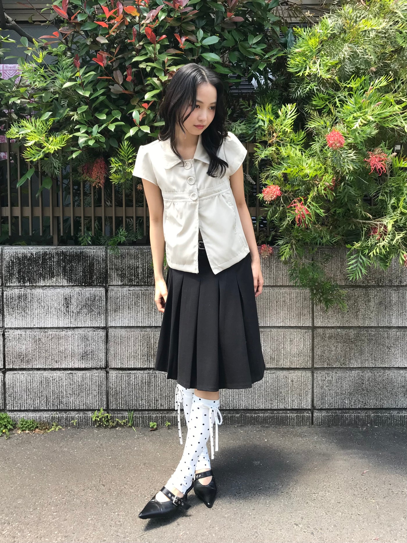 クロップド ミリタリーブラウス 大人カジュアル レディース Uenui