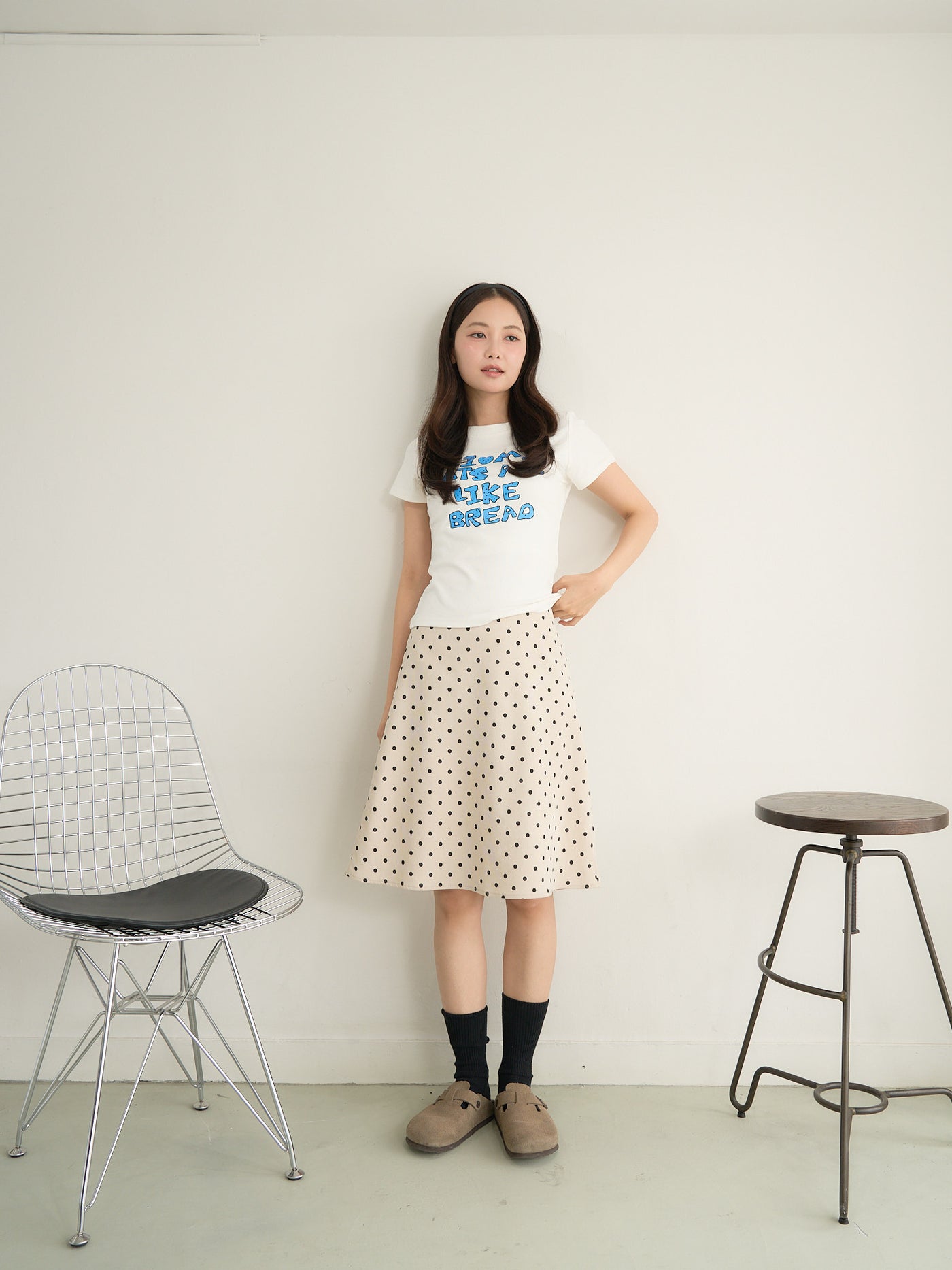 logo crop tee