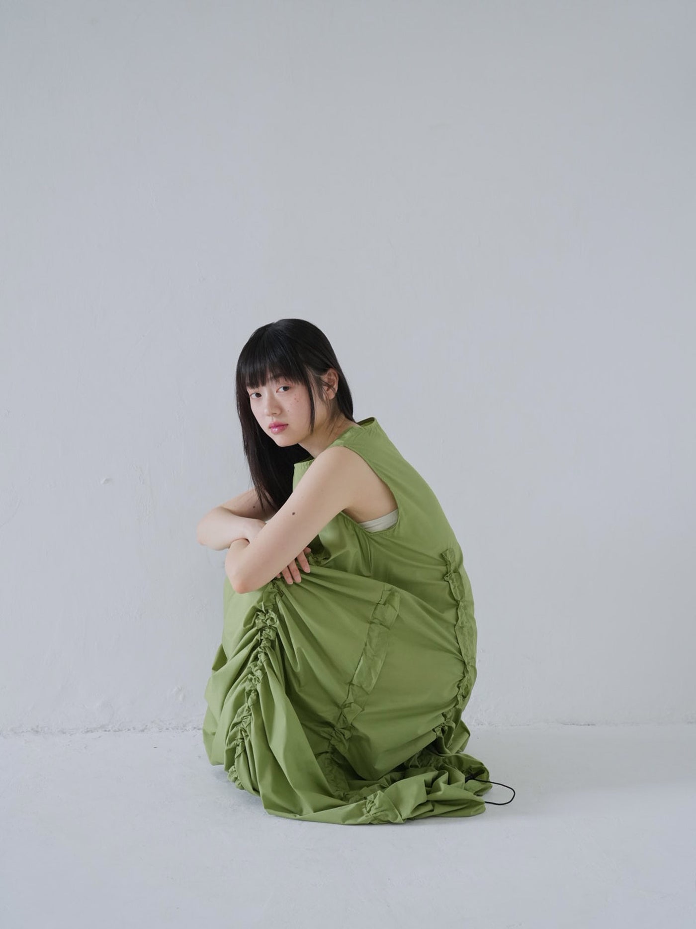 バルーン マキシワンピース 大人カジュアル レディース Uenui