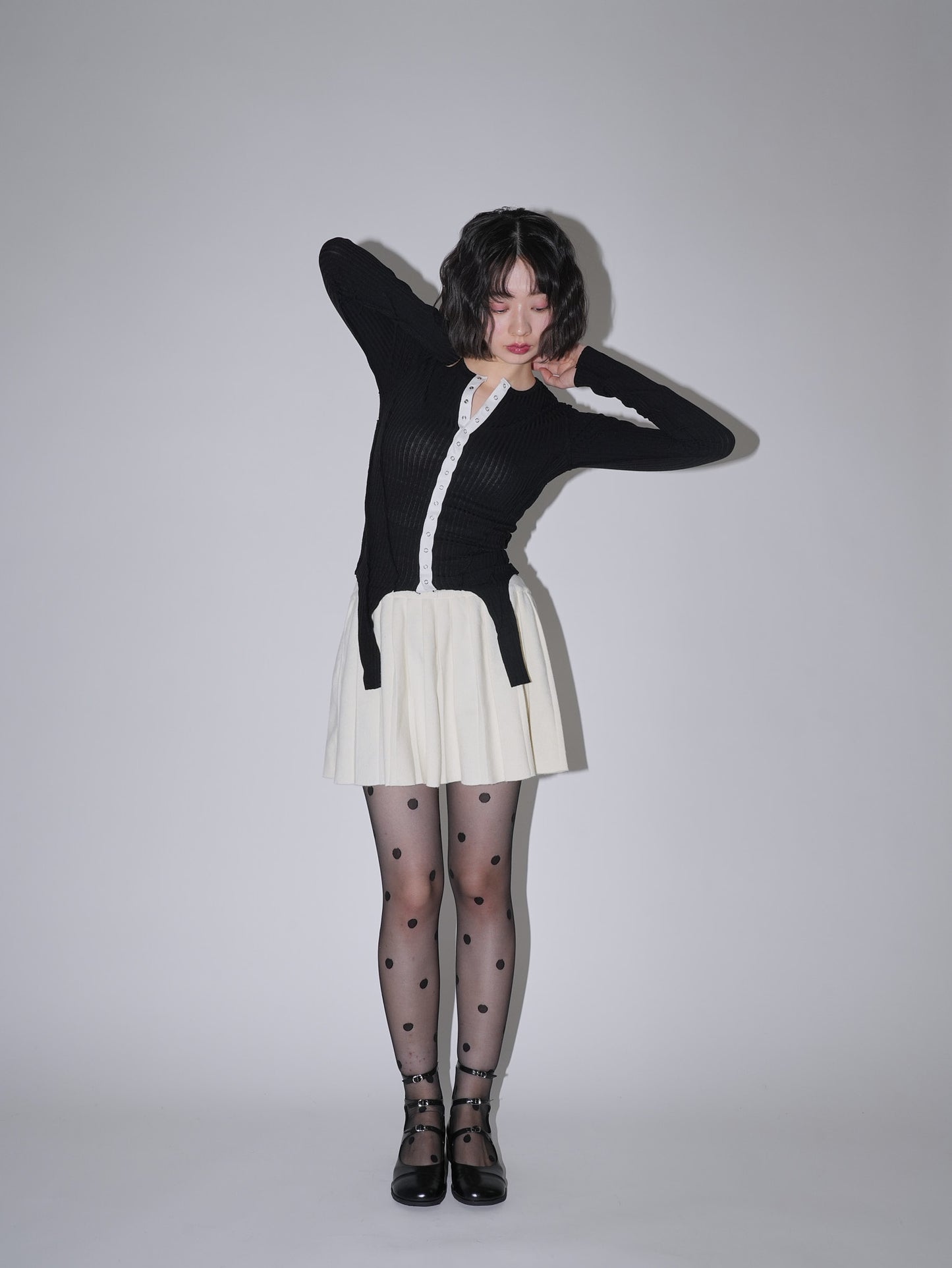 dot sheer tights