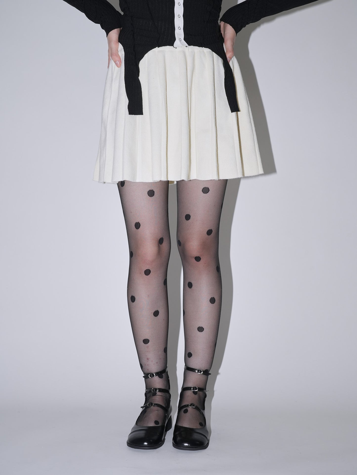 dot sheer tights