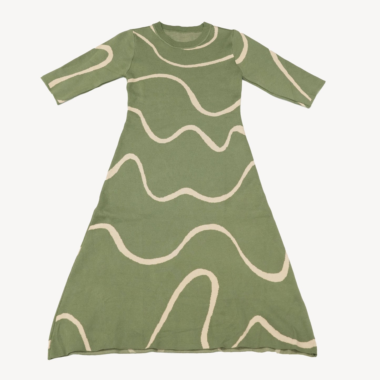 half sleeve wave onepiece