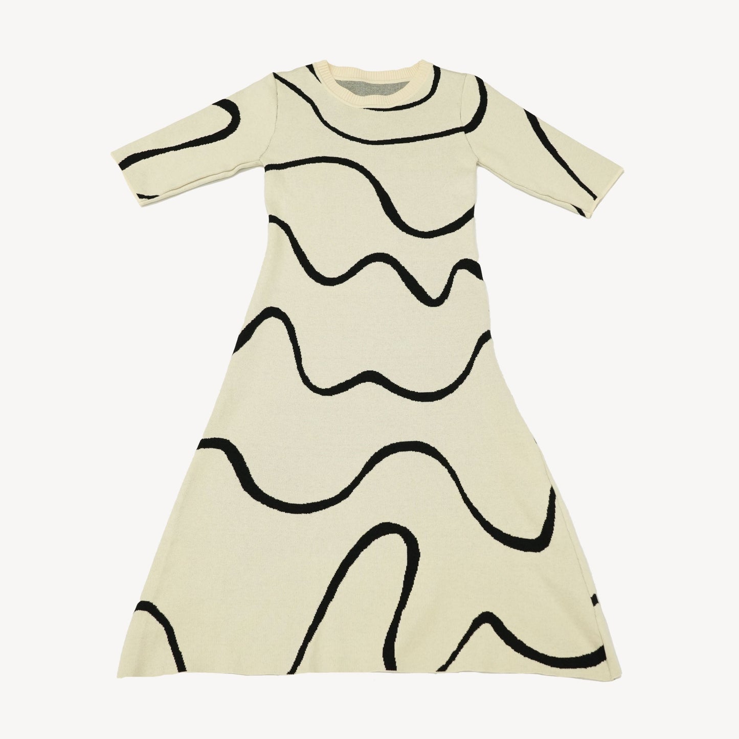 half sleeve wave onepiece