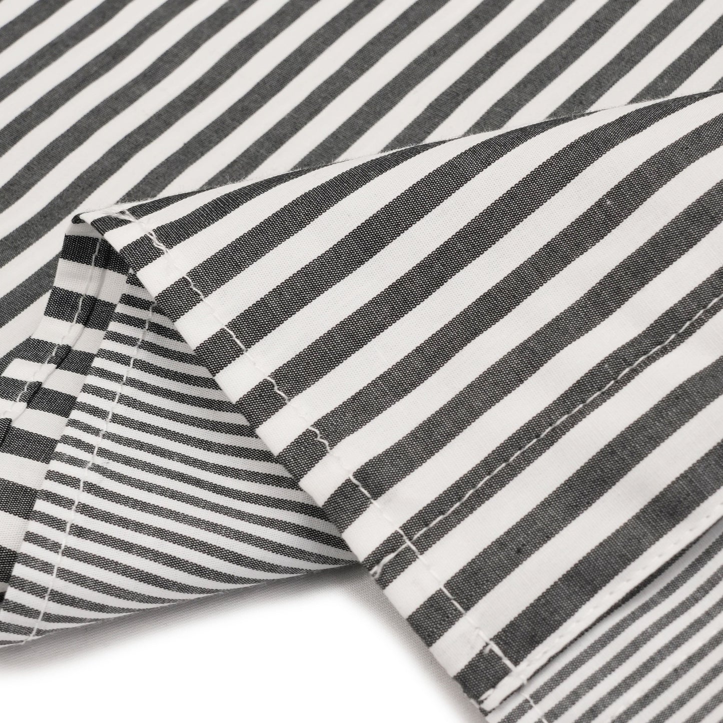 asymmetry stripe overshirt
