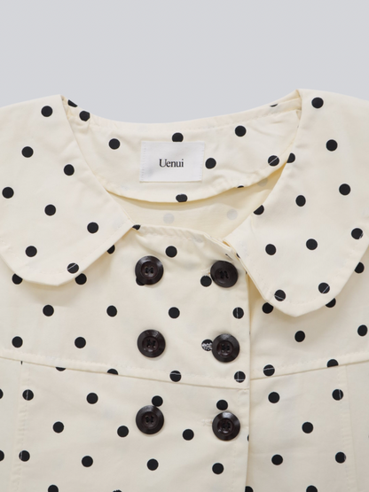 dot button blouse