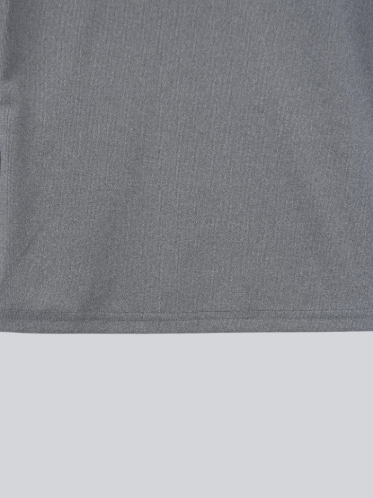 sheer layered polo tee