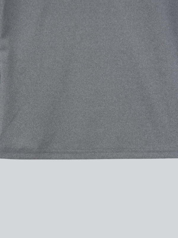 sheer layered polo tee