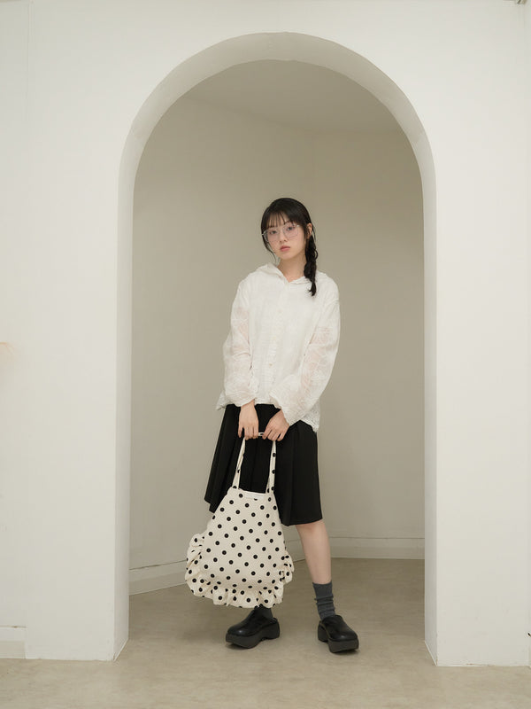 embroidery lace hoodie