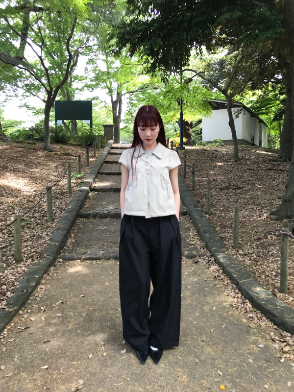 アシンメトリー ワイドパンツ 大人カジュアル レディース Uenui