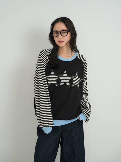 star patch border sweat