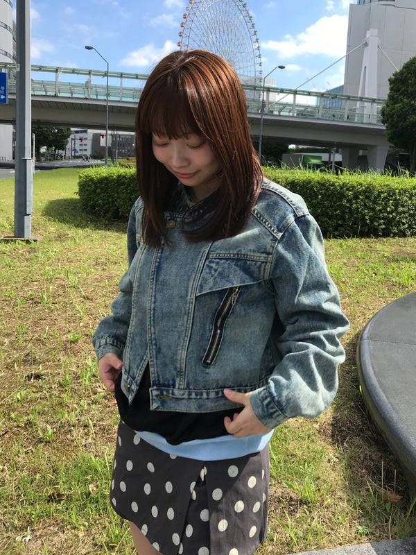 short denim jacket