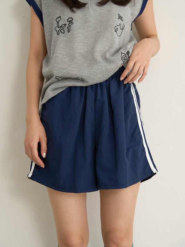 line short pants