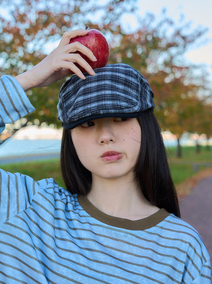 plaid hunting cap