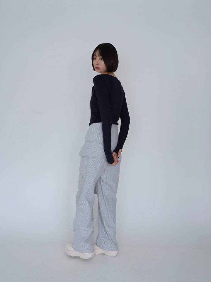 cutout layered tee