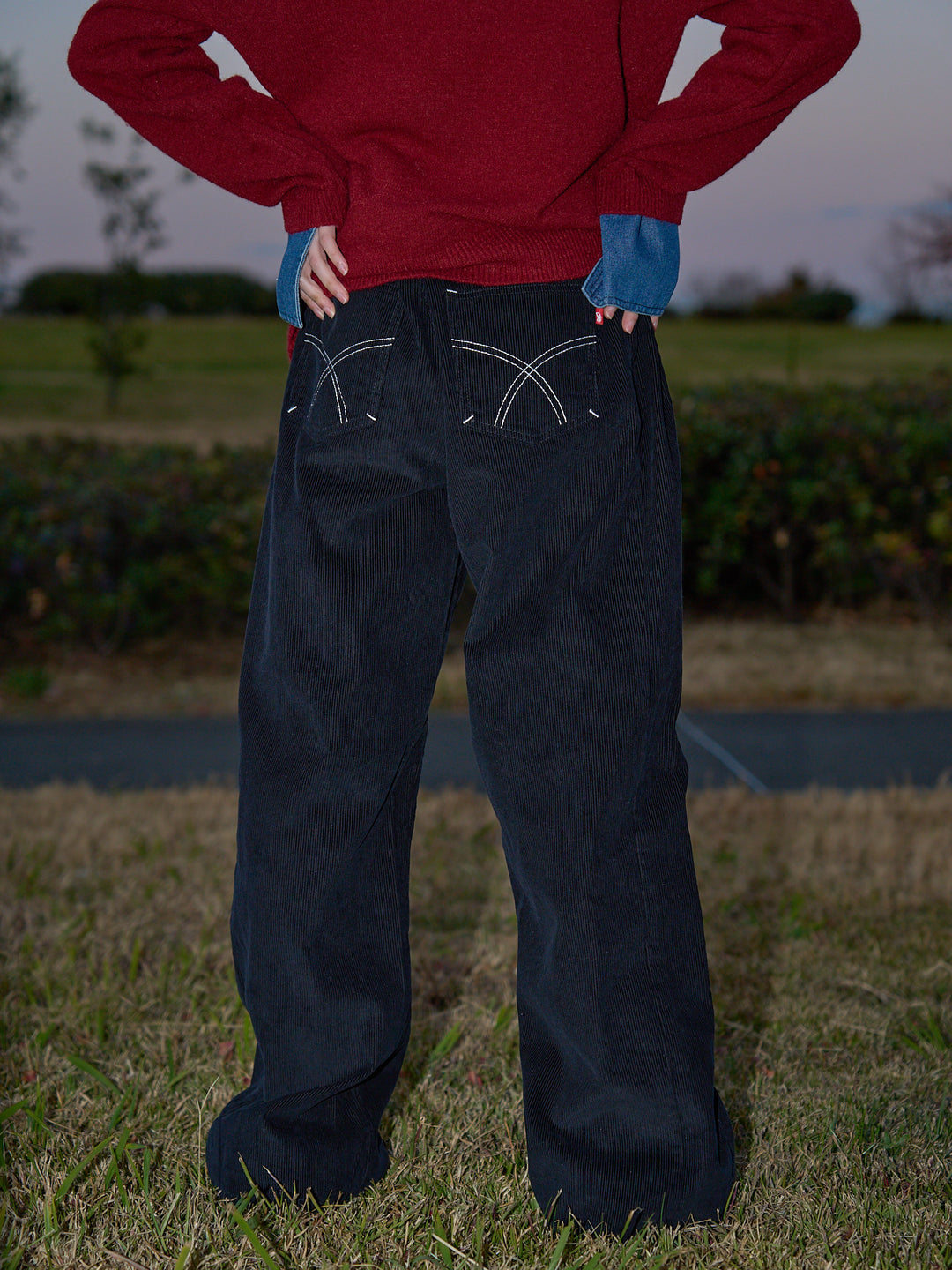 corduroy bootcut pants