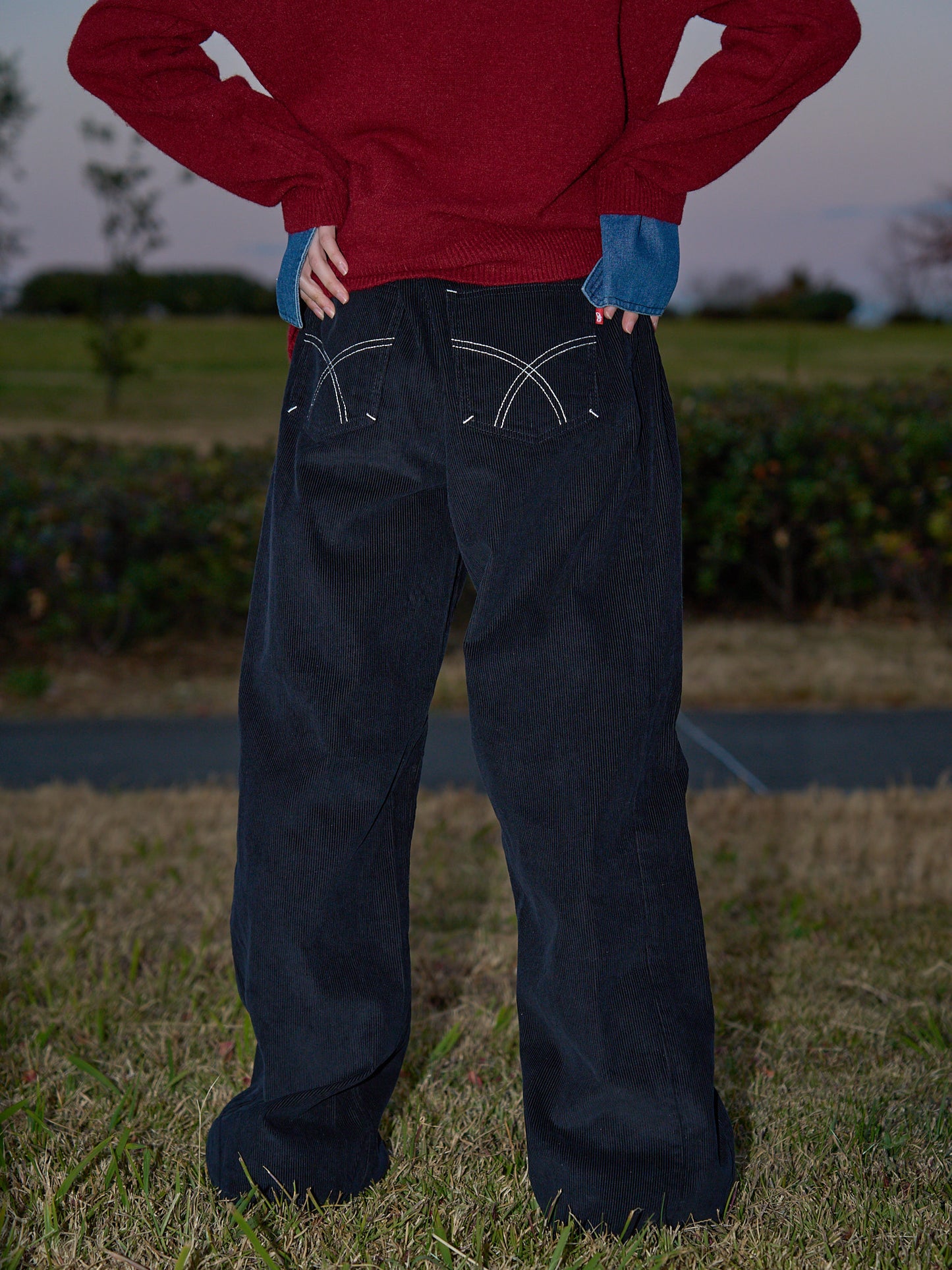 corduroy bootcut pants