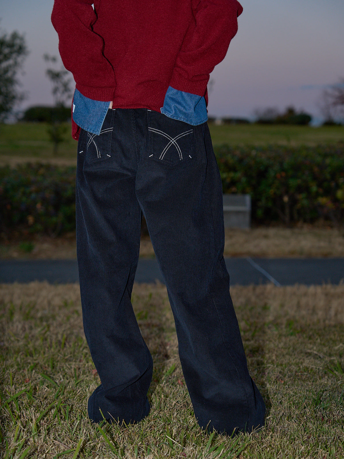 corduroy bootcut pants