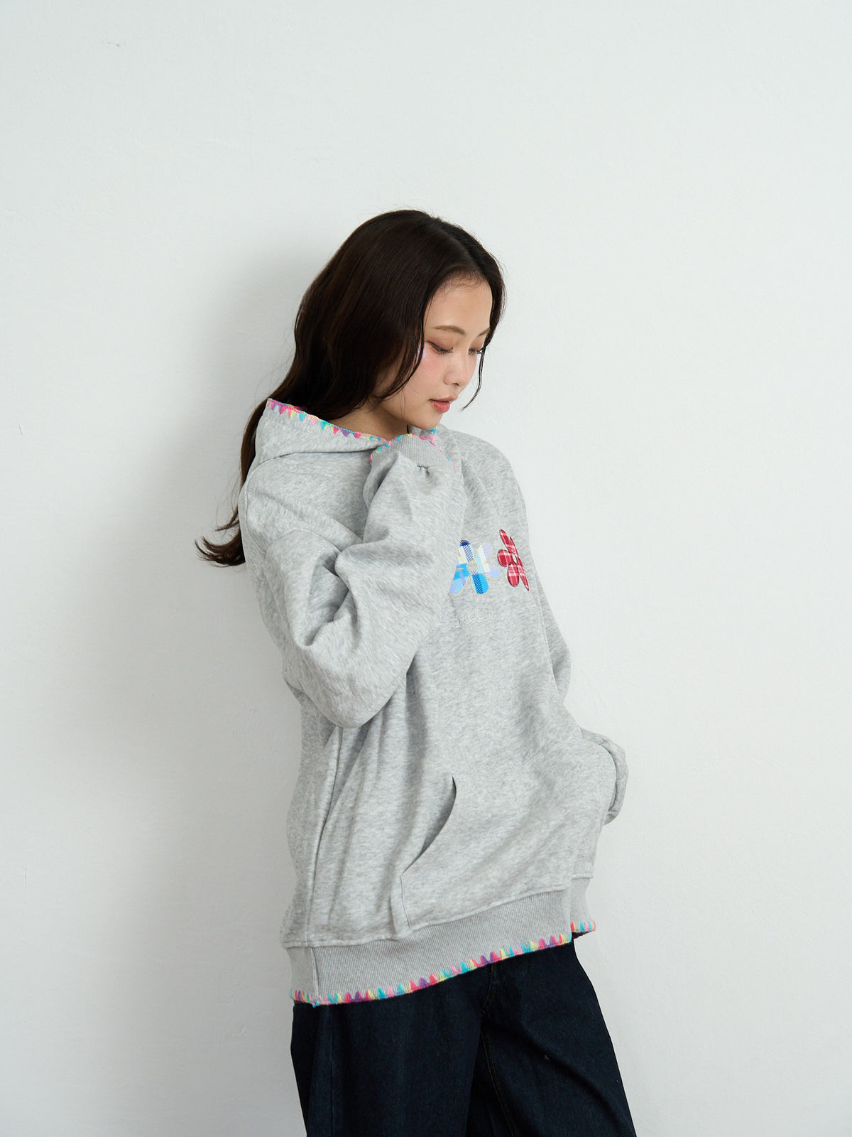 flower patch hoodie