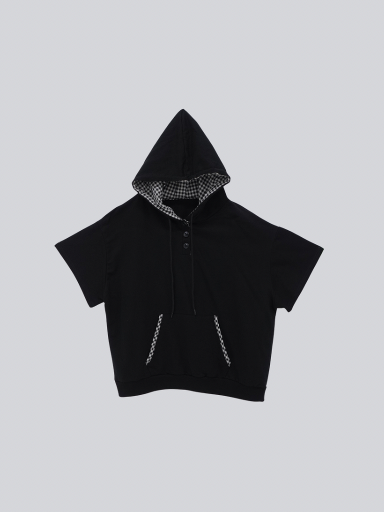 check hood tee