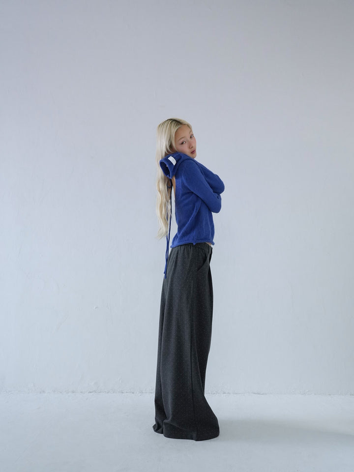 【 10月中旬発送予定 】tie ribbon knit