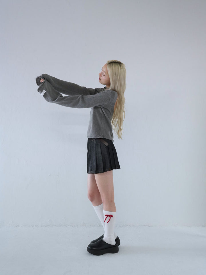 【 10月中旬発送予定 】tie ribbon knit