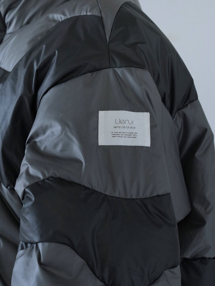 【 11月上旬発送予定 】wave bicolor down jacket