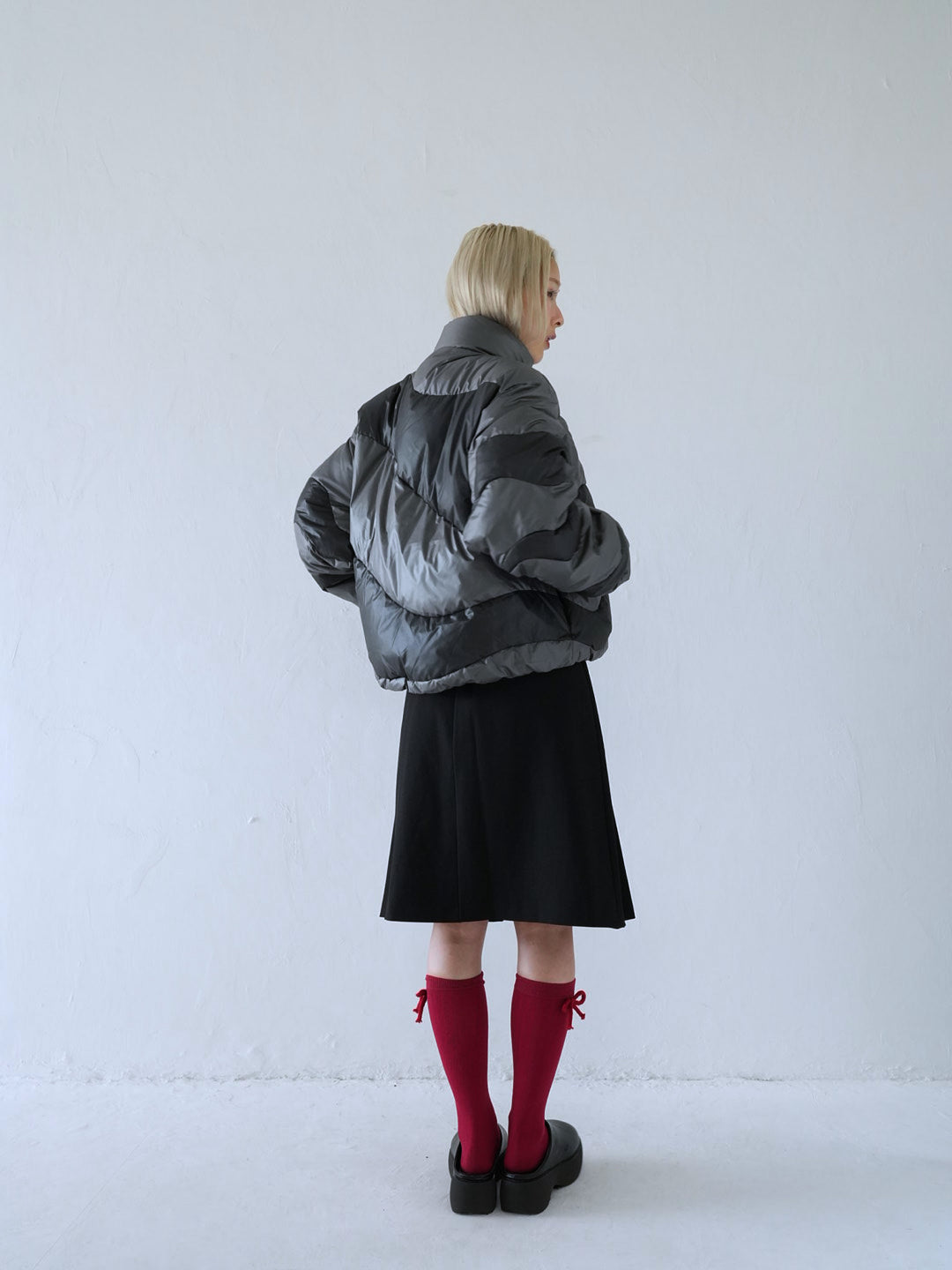 【 11月上旬発送予定 】wave bicolor down jacket