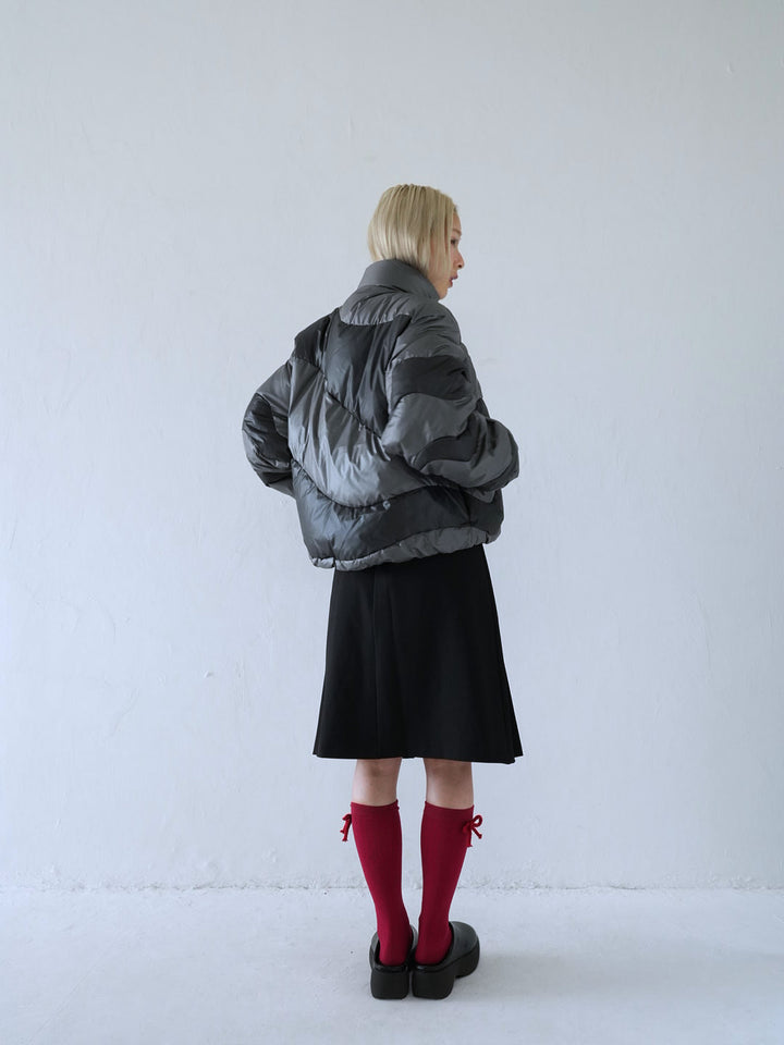 【 11月上旬発送予定 】wave bicolor down jacket