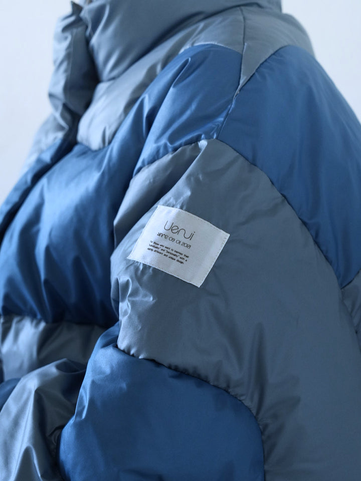 【 11月上旬発送予定 】wave bicolor down jacket