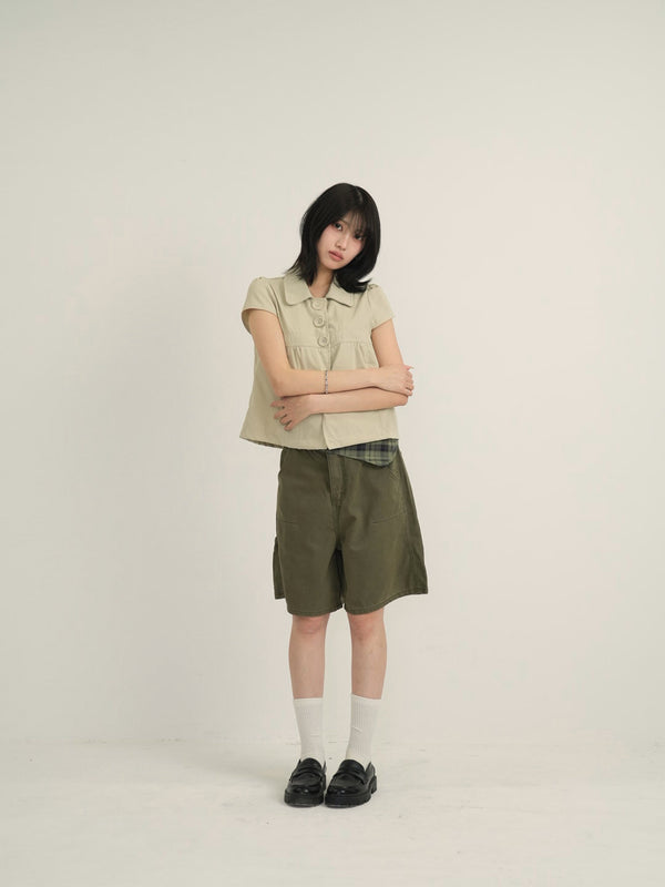 button blouse top