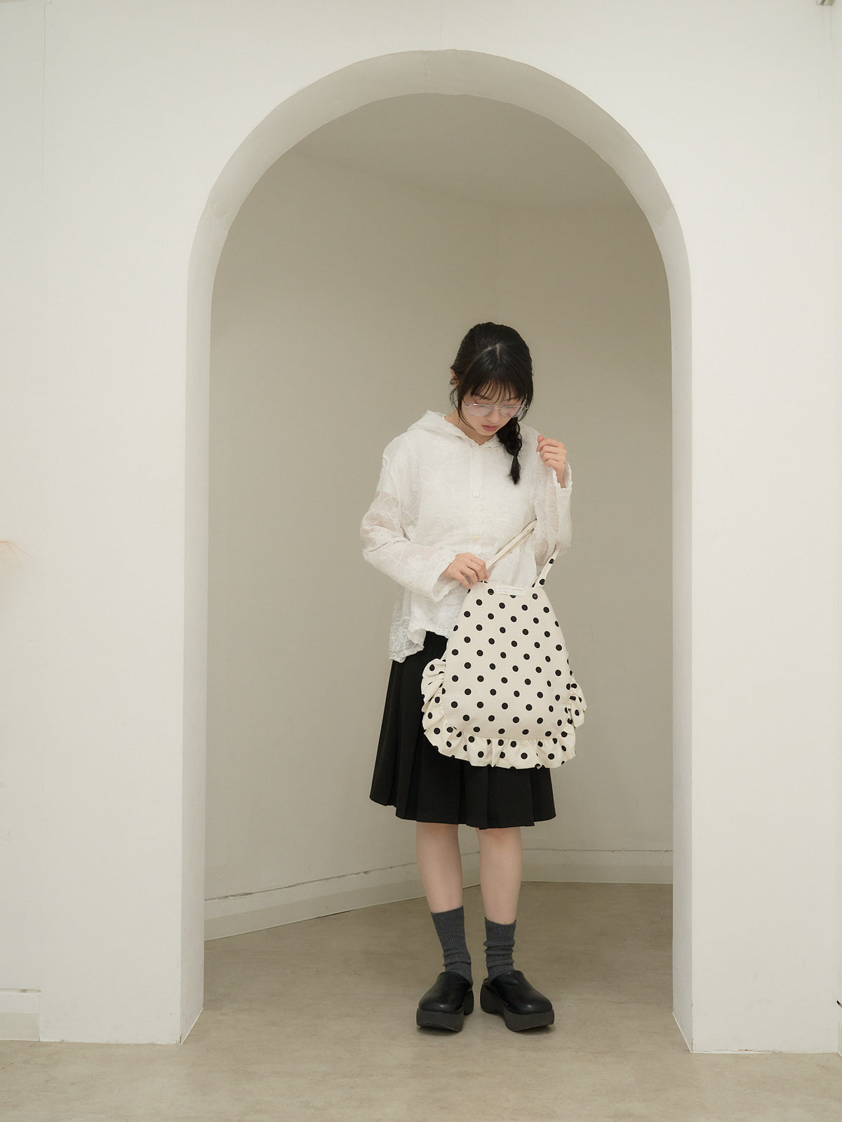 frill tote bag