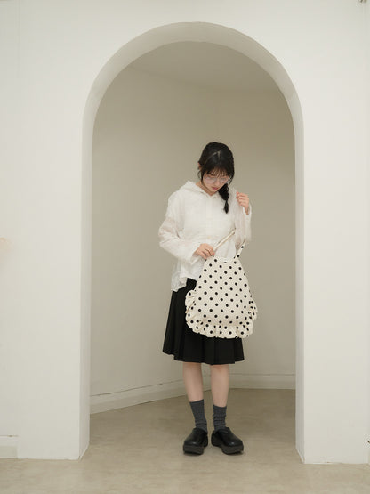 frill tote bag