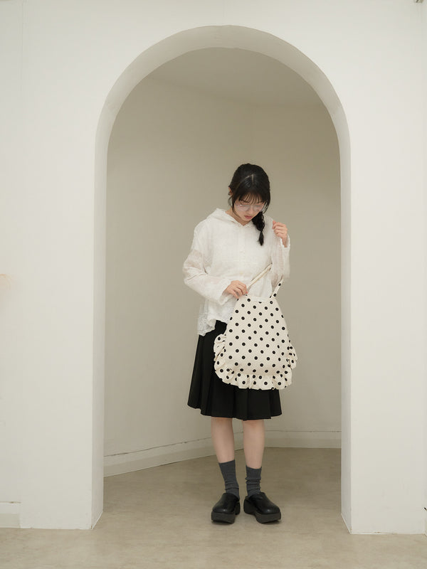 frill tote bag