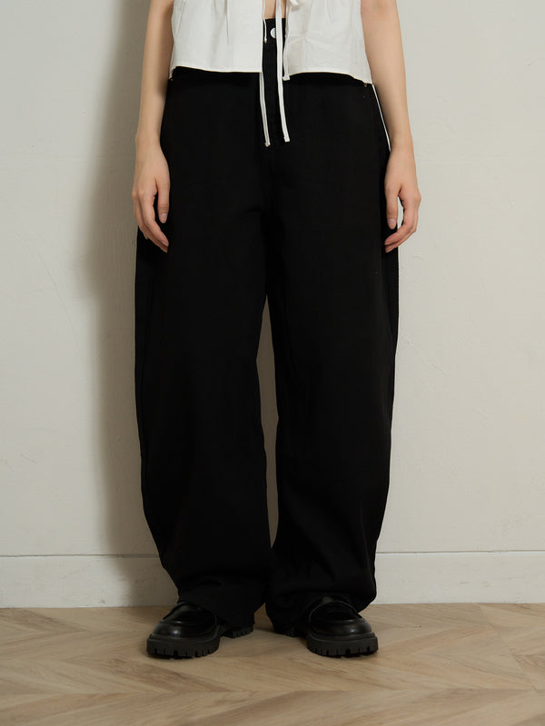 ribbon pocket pants