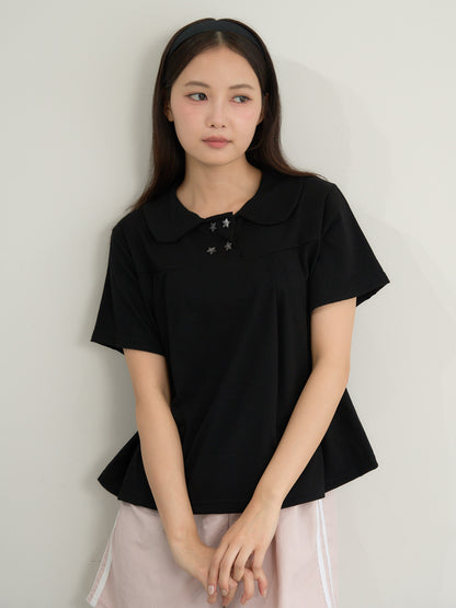 star button tee