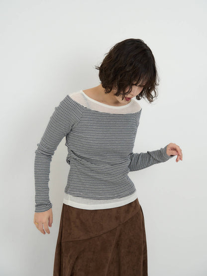 border long sleeve top