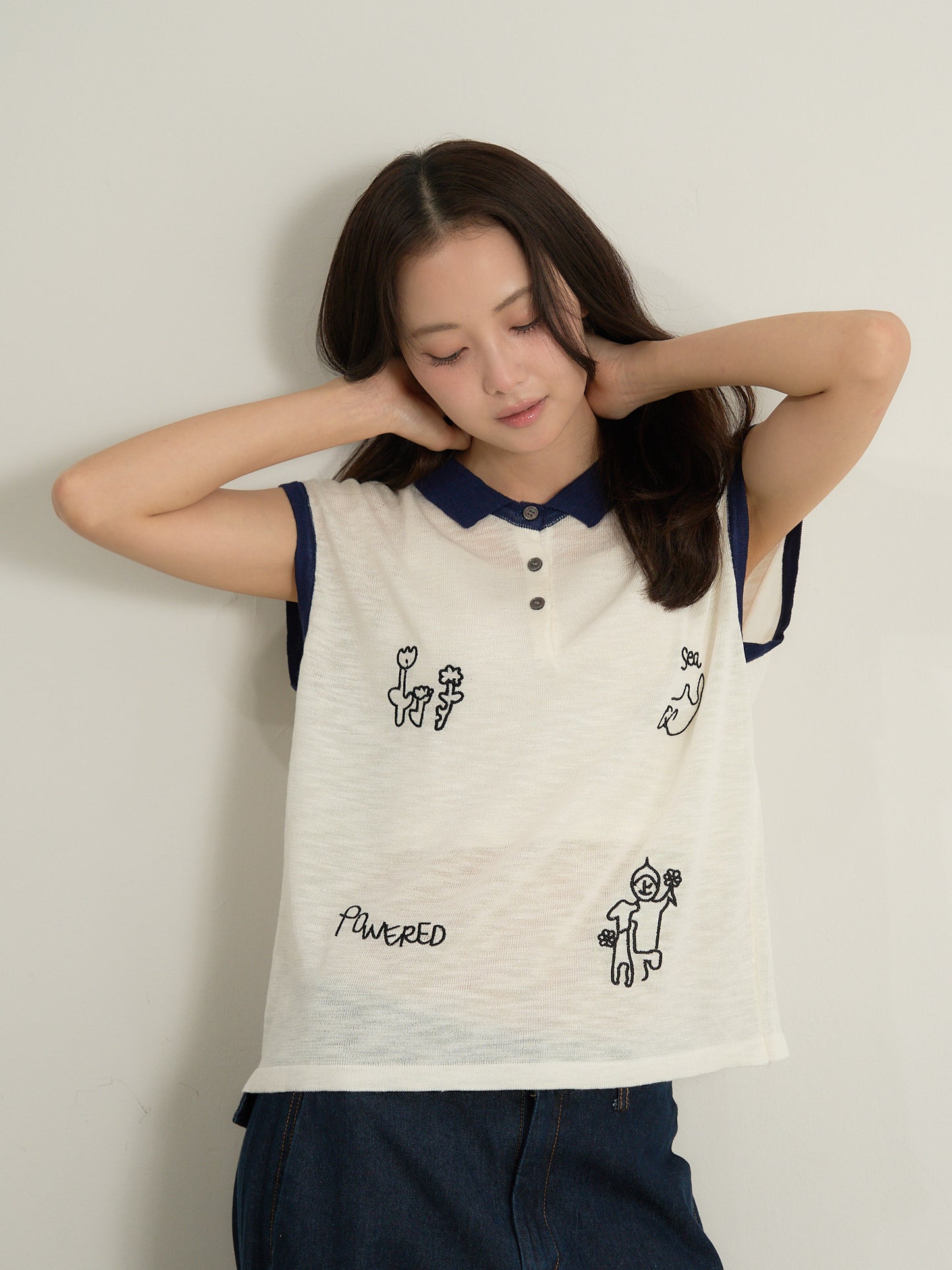 animal sketch polo