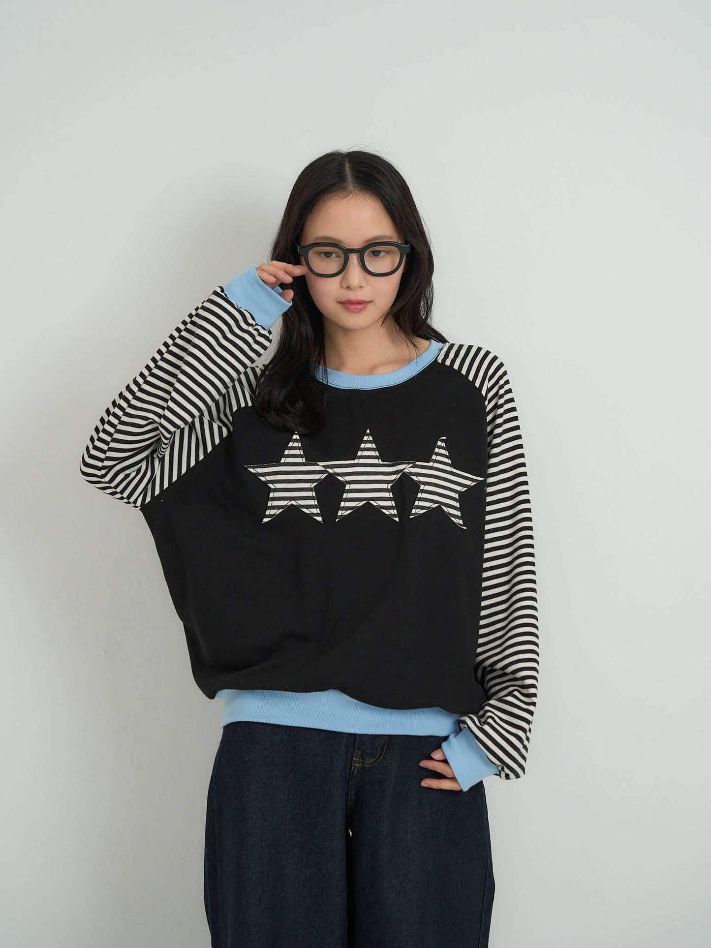 star patch border sweat