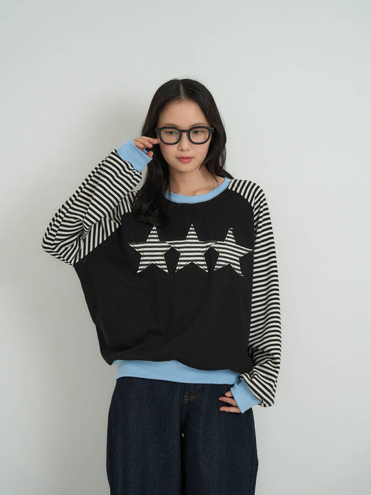 star patch border sweat