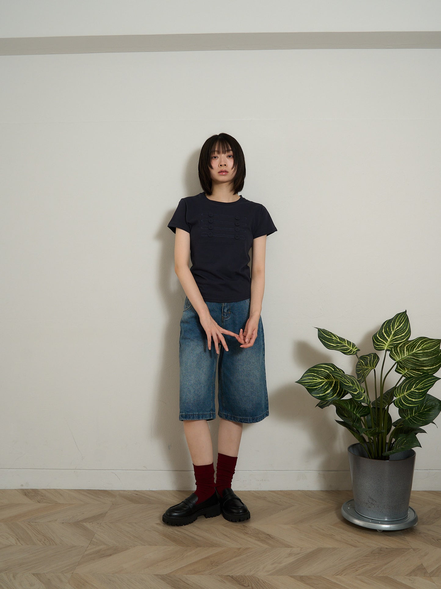 military button tee