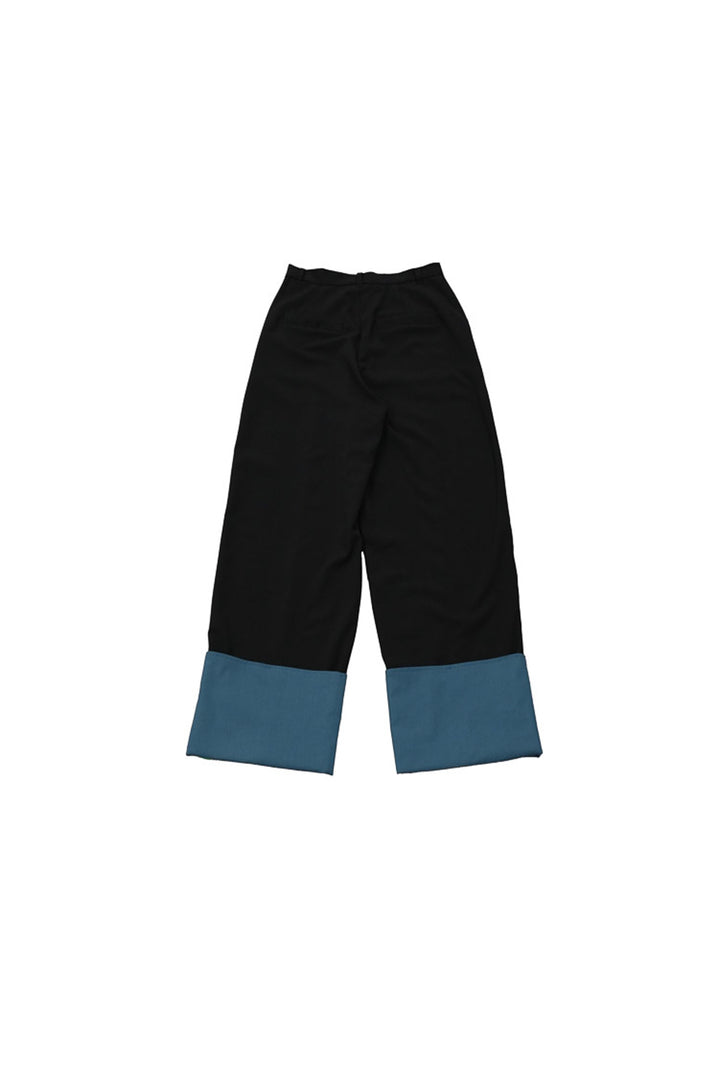 roll-up wide pants