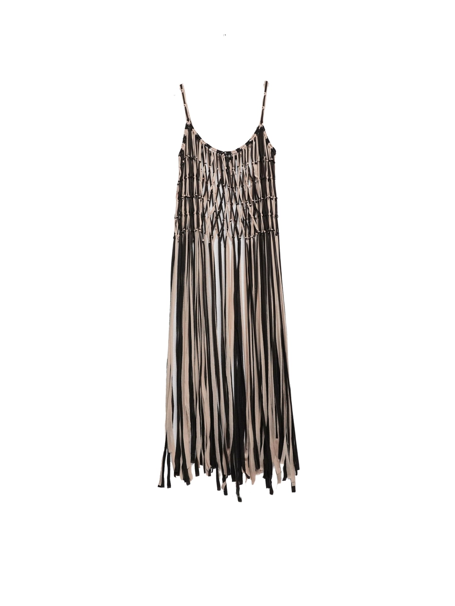 fringe long cami one-piece